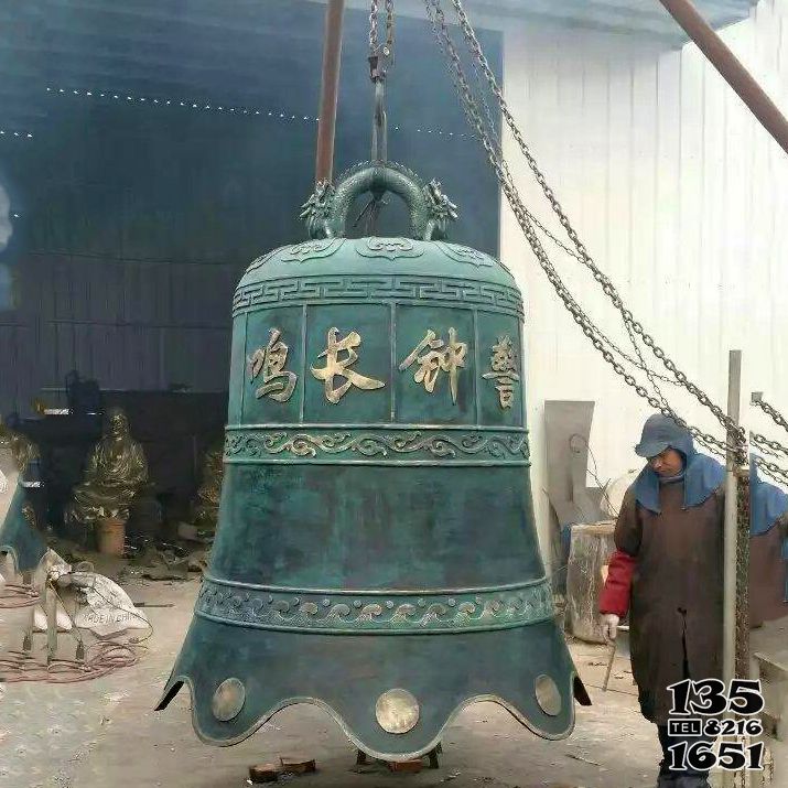 銅鐘雕塑-事業單位擺放仿古青銅鐘 銅鐘雕塑-事業單位擺放仿古青銅鐘高清圖片