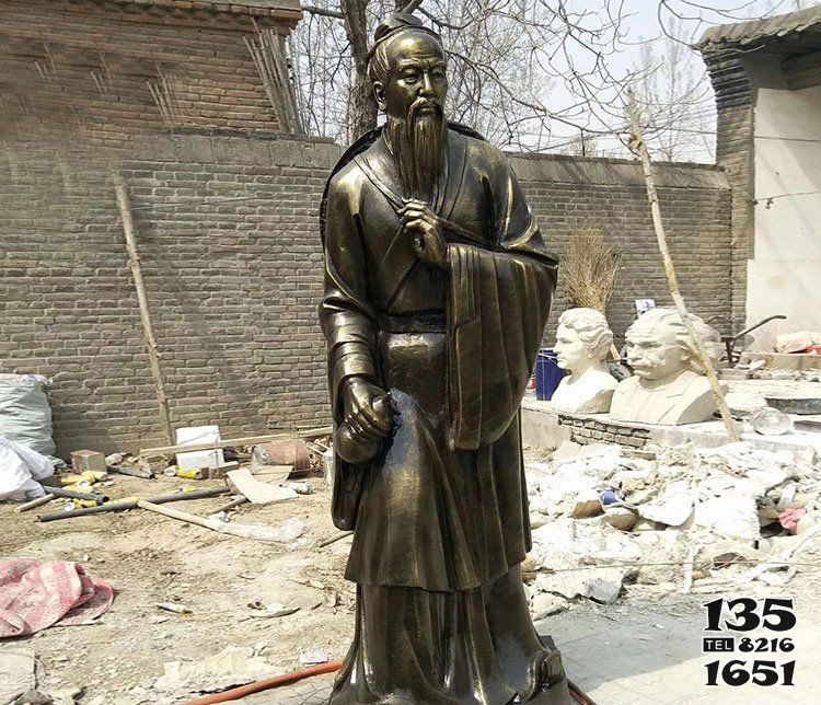 華佗雕塑-廣場銅雕名醫人物華佗雕塑 華佗雕塑-廣場銅雕名醫人物華佗雕塑高清圖片