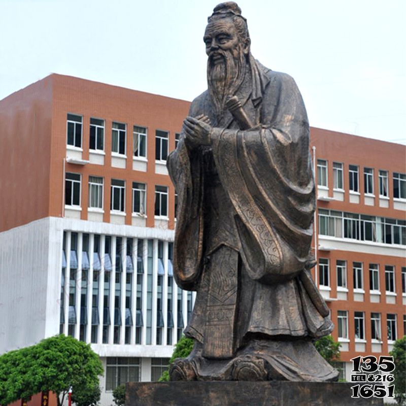 孔子雕塑-儒家學(xué)派創(chuàng)始人孔子校園銅雕像 孔子雕塑-儒家學(xué)派創(chuàng)始人孔子校園銅雕像高清圖片