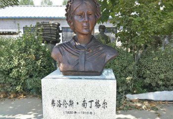 南丁格爾雕塑-公園創(chuàng)意銅鑄著名護理南丁格爾雕塑