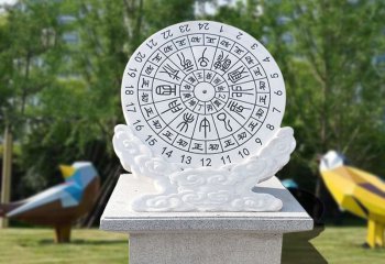 日晷雕塑-戶外公園大型景觀日晷雕塑