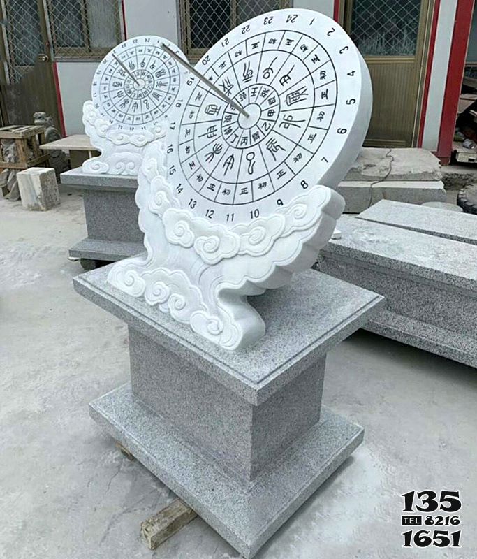 日晷雕塑-校園大理石創意古代計時器日晷雕塑 日晷雕塑-校園大理石創意古代計時器日晷雕塑