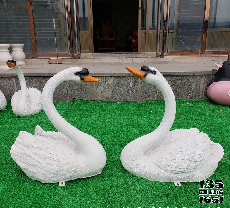 天鵝雕塑-公園玻璃鋼切面天鵝雕塑 天鵝雕塑-公園玻璃鋼切面天鵝雕塑