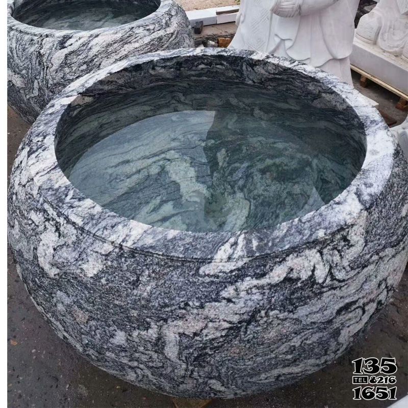 缸雕塑-庭院大型養(yǎng)魚大理石花紋缸雕塑 缸雕塑-庭院大型養(yǎng)魚大理石花紋缸雕塑高清圖片