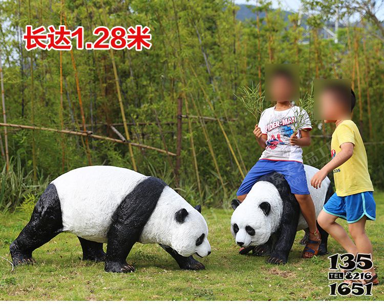 熊貓雕塑-公園大型戶外彩繪公仔熊貓玻璃鋼雕塑 熊貓雕塑-公園大型戶外彩繪公仔熊貓玻璃鋼雕塑高清圖片