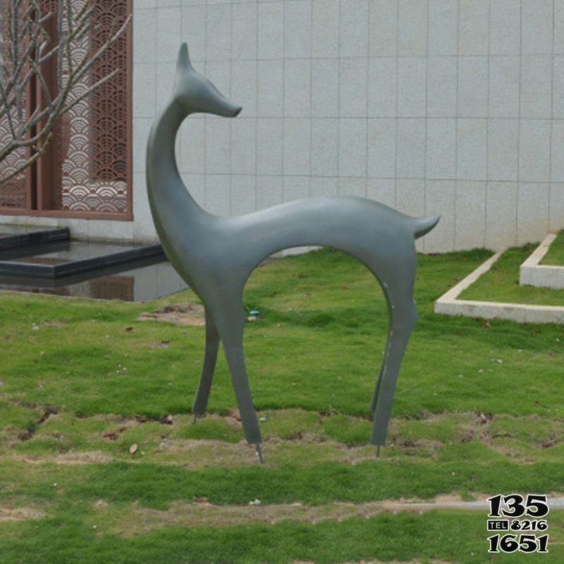 鹿雕塑-玻璃鋼抽象創(chuàng)意不銹鋼仿銅鹿雕塑 鹿雕塑-玻璃鋼抽象創(chuàng)意不銹鋼仿銅鹿雕塑高清圖片
