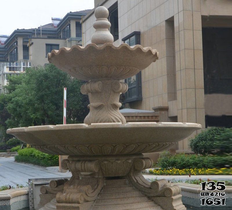 噴泉雕塑-園林廣場大理石雙層簡約噴泉雕塑 噴泉雕塑-園林廣場大理石雙層簡約噴泉雕塑高清圖片