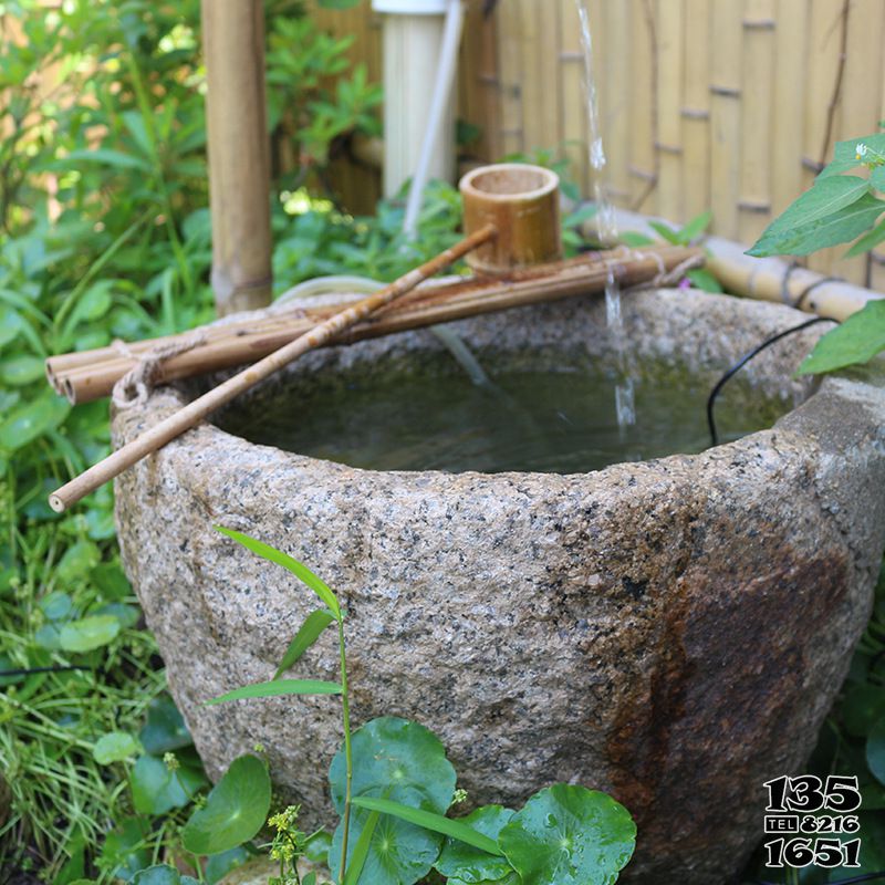 石槽雕塑-水缸造景擺件流水庭院景觀日式石缽戶外噴泉石槽魚缸 石槽雕塑-水缸造景擺件流水庭院景觀日式石缽戶外噴泉石槽魚缸高清圖片