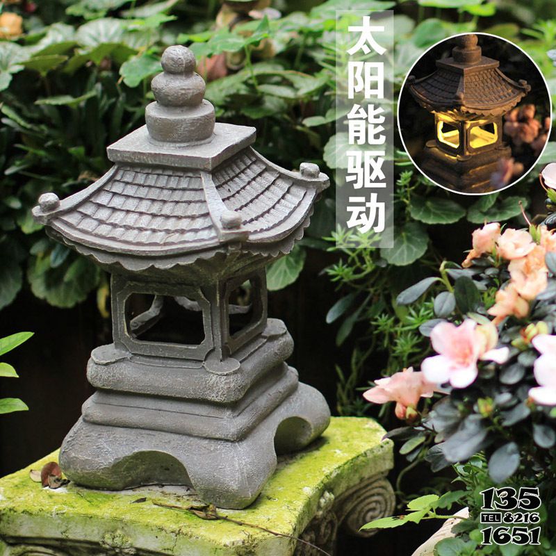 石燈雕塑-日式庭院戶外落地裝飾宮燈石燈室內創意擺件禪觀石燈雕塑 石燈雕塑-日式庭院戶外落地裝飾宮燈石燈室內創意擺件禪觀石燈雕塑高清圖片