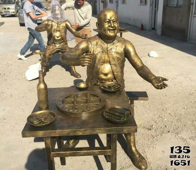 火鍋雕塑-戶外園林擺放吃火鍋廣場人物銅雕 火鍋雕塑-戶外園林擺放吃火鍋廣場人物銅雕高清圖片