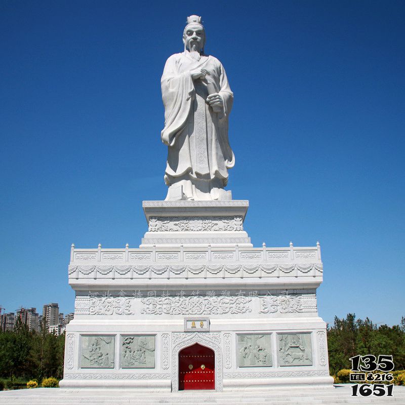 孟子雕塑-景區大型歷史名人古代著名思想家教育家大理石孟子石雕像 孟子雕塑-景區大型歷史名人古代著名思想家教育家大理石孟子石雕像高清圖片