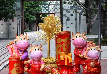 古風傳神，玻璃鋼蘇東坡名人雕塑招財進寶