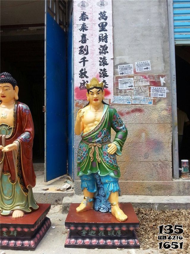 三十二應身-摩呼羅迦玻璃鋼彩繪32應身神像 三十二應身-摩呼羅迦玻璃鋼彩繪32應身神像高清圖片