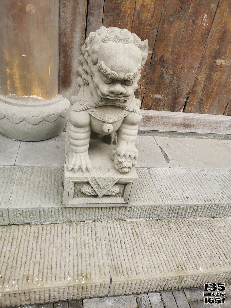 獅子雕塑-庭院門口大理石石雕一只獅子雕塑 獅子雕塑-庭院門口大理石石雕一只獅子雕塑高清圖片