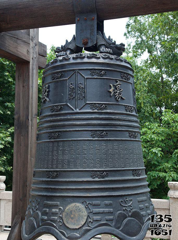 銅鐘雕塑-寺廟仿古銅鐘雕塑 銅鐘雕塑-寺廟仿古銅鐘雕塑高清圖片