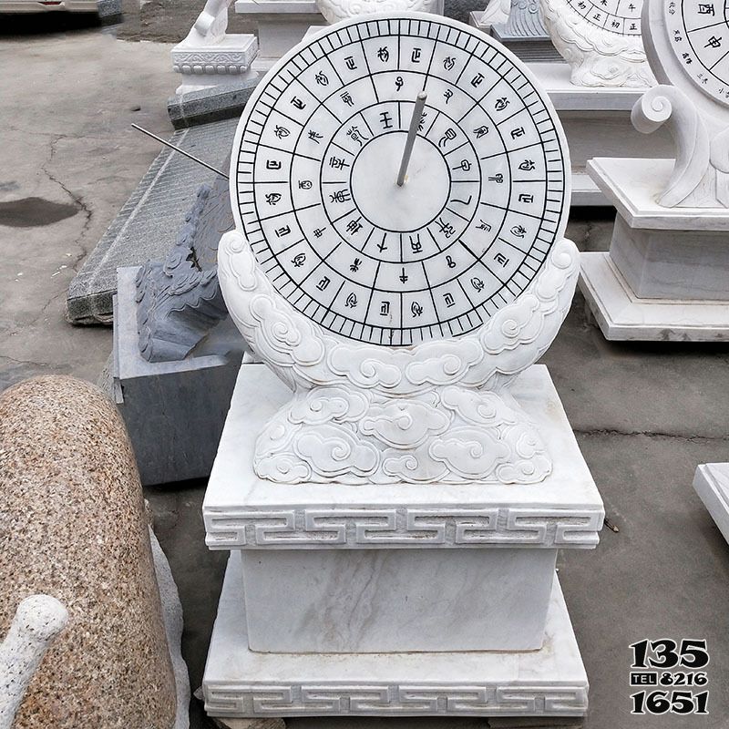 日晷雕塑-景區創意擺件大理石石雕日晷雕塑 日晷雕塑-景區創意擺件大理石石雕日晷雕塑高清圖片