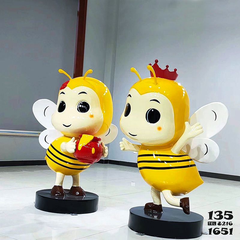 蜜蜂雕塑-兒童學(xué)校操場(chǎng)創(chuàng)意戴王冠玻璃鋼蜜蜂雕塑 蜜蜂雕塑-兒童學(xué)校操場(chǎng)創(chuàng)意戴王冠玻璃鋼蜜蜂雕塑高清圖片