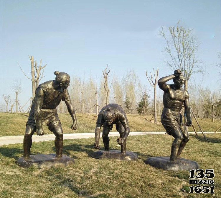 農(nóng)耕雕塑-公園草坪擺放玻璃鋼仿銅農(nóng)耕文化插秧人物雕塑 農(nóng)耕雕塑-公園草坪擺放玻璃鋼仿銅農(nóng)耕文化插秧人物雕塑高清圖片
