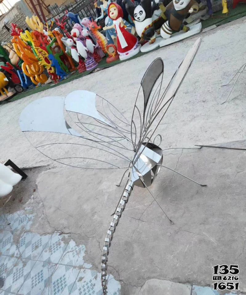 蜻蜓雕塑-商場酒店戶外擺放鏤空不銹鋼蜻蜓雕塑 蜻蜓雕塑-商場酒店戶外擺放鏤空不銹鋼蜻蜓雕塑高清圖片