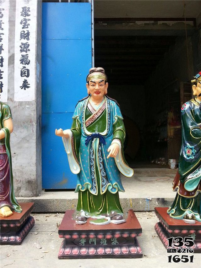 三十二應身-婆羅門應玻璃鋼彩繪32應身神像 三十二應身-婆羅門應玻璃鋼彩繪32應身神像高清圖片