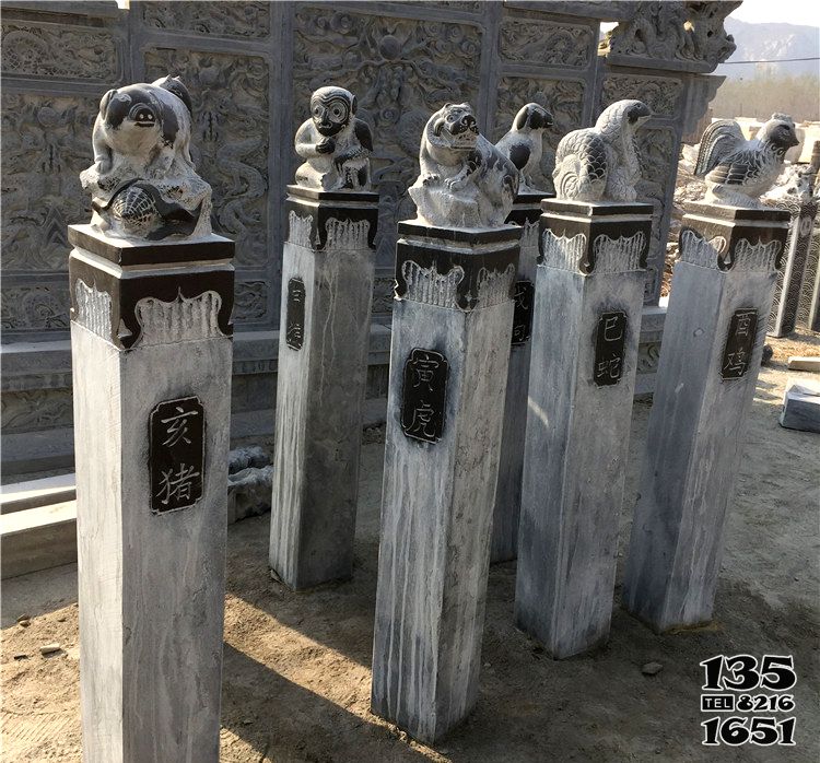 拴馬柱雕塑-陵園門前擺放四神獸雕塑擺件 拴馬柱雕塑-陵園門前擺放四神獸雕塑擺件高清圖片