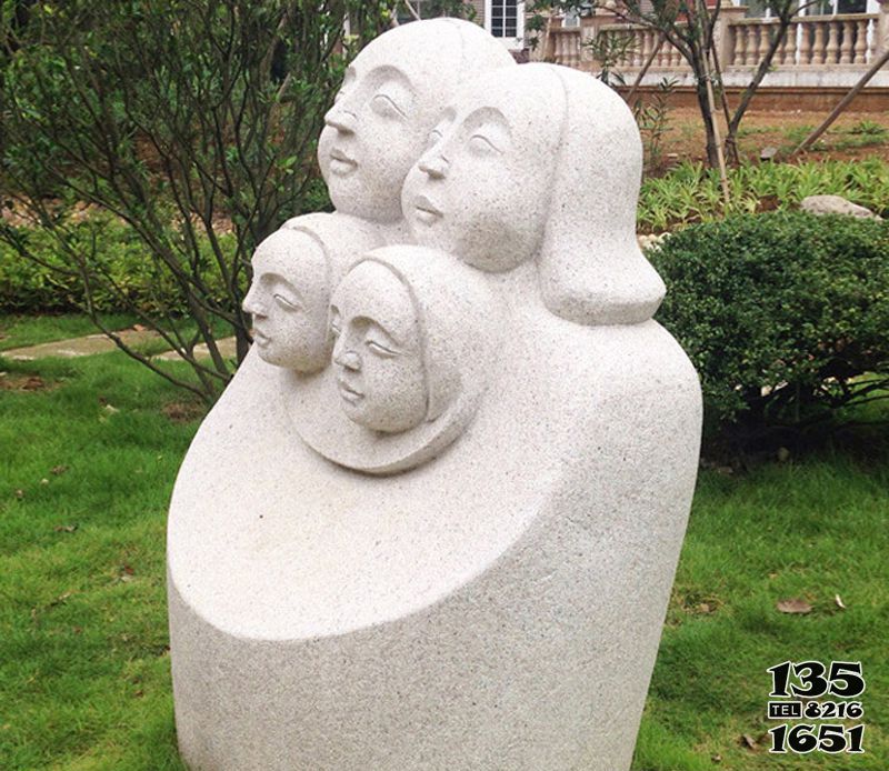 母子雕塑-景區公園創意漢白玉抽象母子雕塑 母子雕塑-景區公園創意漢白玉抽象母子雕塑高清圖片