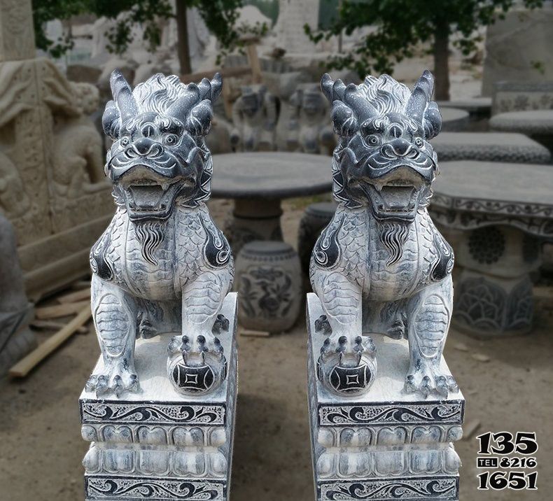 麒麟雕塑-庭院別墅景區(qū)砂石石雕神獸麒麟雕塑 麒麟雕塑-庭院別墅景區(qū)砂石石雕神獸麒麟雕塑高清圖片