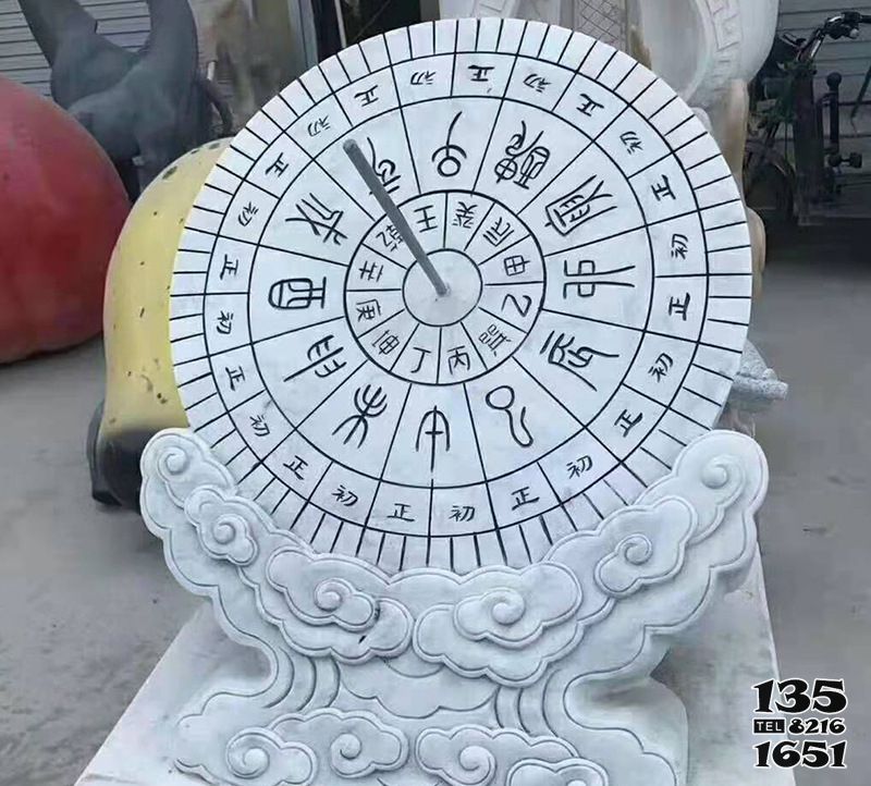 日晷雕塑-小區創意浮雕計時器日晷雕塑 日晷雕塑-小區創意浮雕計時器日晷雕塑高清圖片