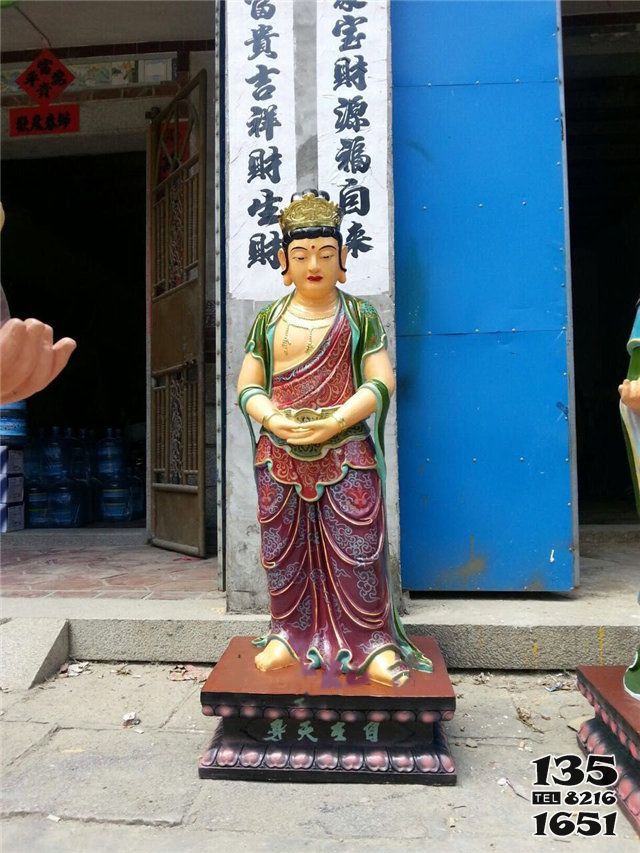 三十二應身-自在天玻璃鋼彩繪32應身神像 三十二應身-自在天玻璃鋼彩繪32應身神像高清圖片