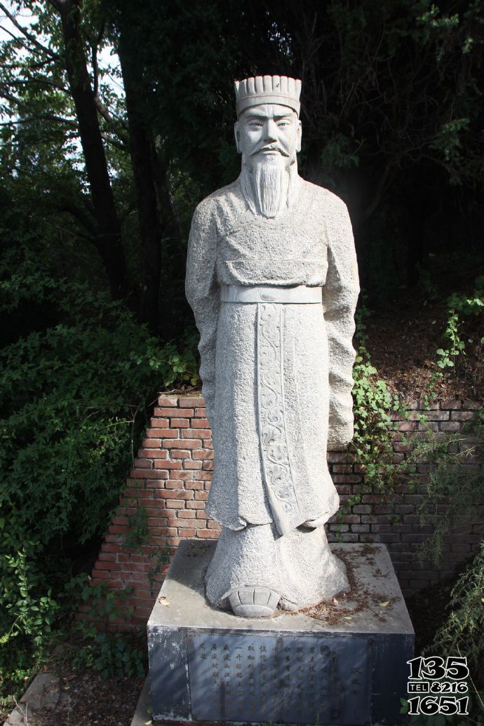 劉徹雕塑-中國西漢第七位黃帝漢武帝劉徹石雕塑像 劉徹雕塑-中國西漢第七位黃帝漢武帝劉徹石雕塑像高清圖片