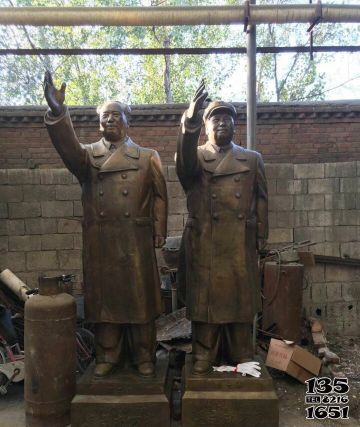 毛澤東雕塑-戶外廣場銅雕揮手的毛澤東雕塑 毛澤東雕塑-戶外廣場銅雕揮手的毛澤東雕塑高清圖片