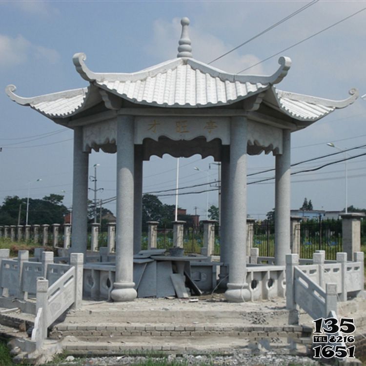 涼亭雕塑-大型青石仿古建筑雕刻涼亭雕塑 涼亭雕塑-大型青石仿古建筑雕刻涼亭雕塑高清圖片