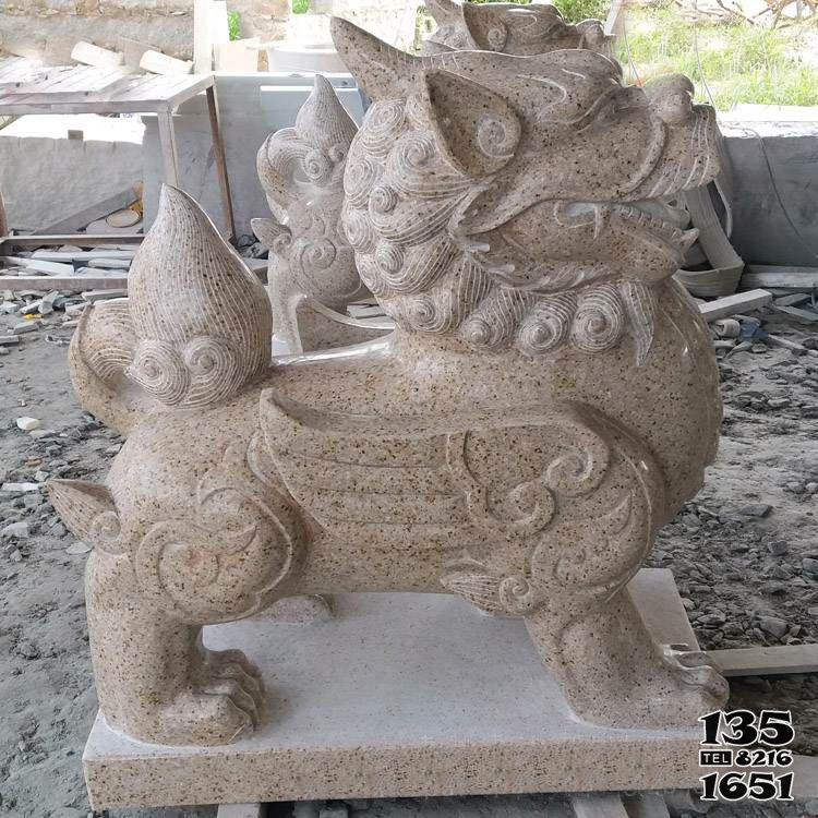貔貅雕塑-砂石石雕古代神獸貔貅雕塑 貔貅雕塑-砂石石雕古代神獸貔貅雕塑高清圖片