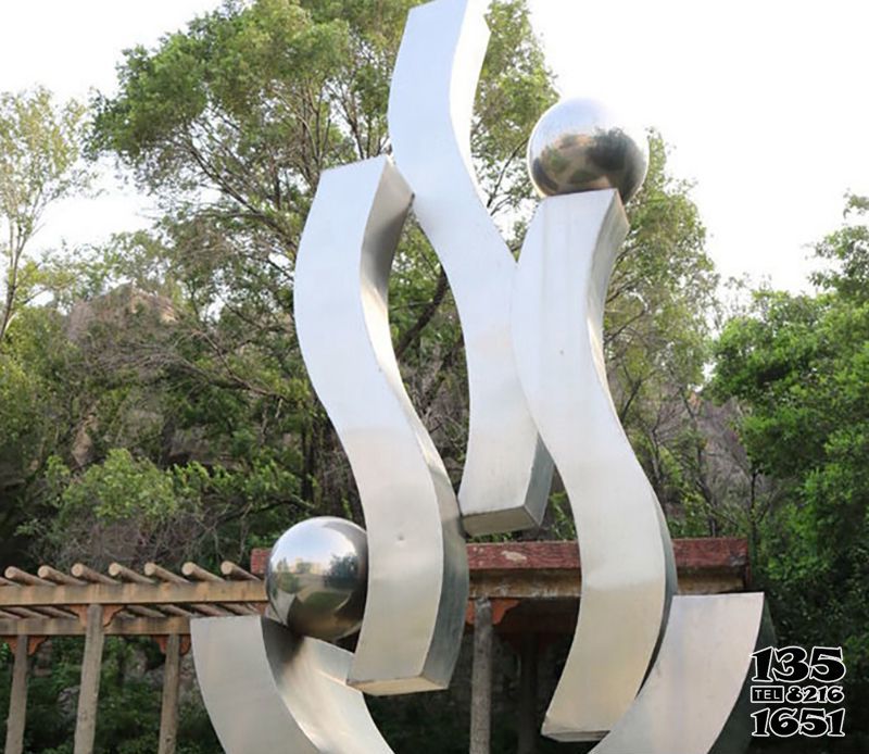 飄帶雕塑-公園裝飾擺放不銹鋼創(chuàng)意飄帶雕塑 飄帶雕塑-公園裝飾擺放不銹鋼創(chuàng)意飄帶雕塑高清圖片