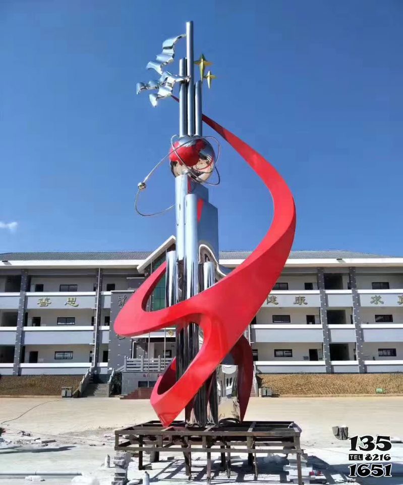 希望雕塑-城市不銹鋼鏡面戶外希望雕塑 希望雕塑-城市不銹鋼鏡面戶外希望雕塑高清圖片