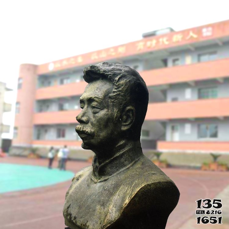 魯迅雕塑-校園名人作家不銹鋼仿古做舊魯迅雕塑 魯迅雕塑-校園名人作家不銹鋼仿古做舊魯迅雕塑高清圖片