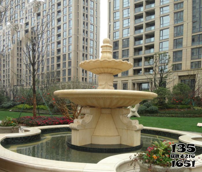 噴泉雕塑-城市小區(qū)花園擺放大理石噴泉雕塑 噴泉雕塑-城市小區(qū)花園擺放大理石噴泉雕塑高清圖片