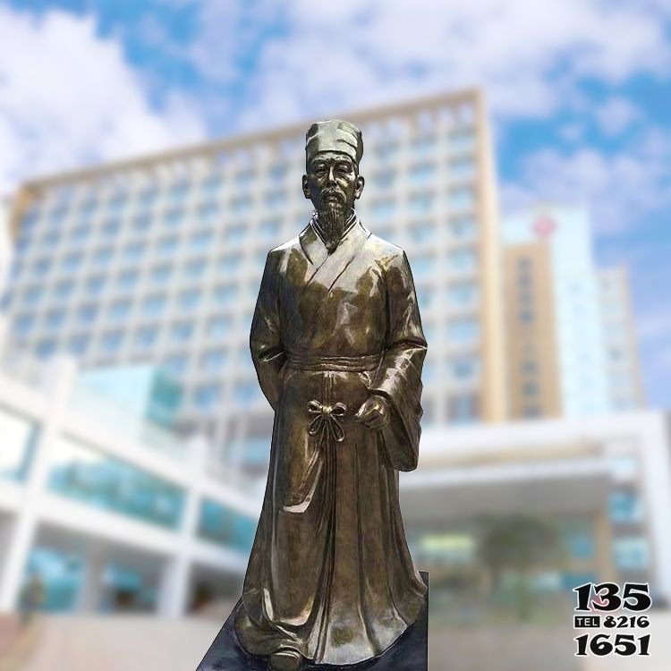 李時珍仿銅雕塑-醫院醫學院歷史名人古代著名人物雕像 李時珍仿銅雕塑-醫院醫學院歷史名人古代著名人物雕像