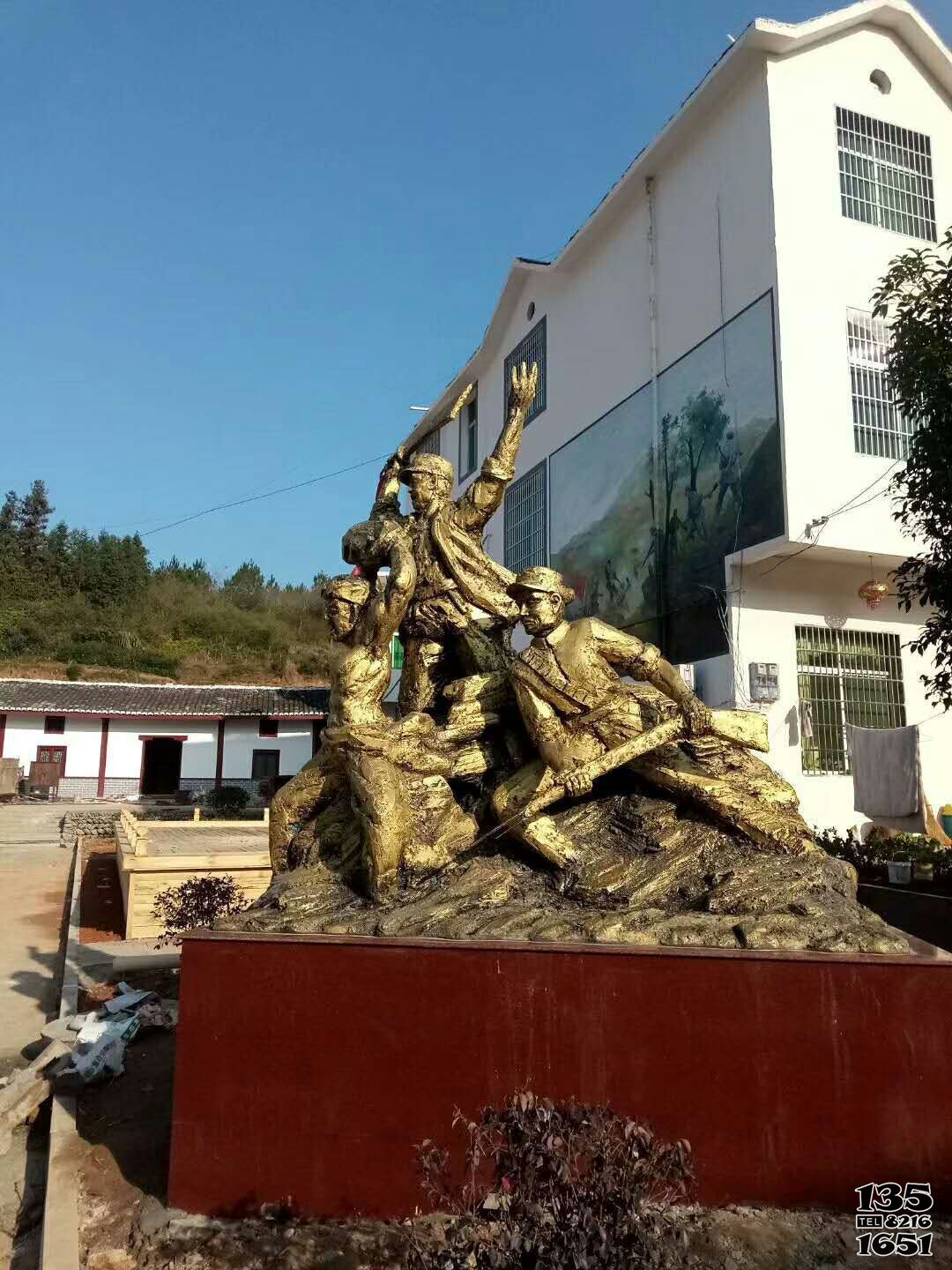 戰士雕塑-校園創意不銹鋼仿真人物景觀戰士雕塑 戰士雕塑-校園創意不銹鋼仿真人物景觀戰士雕塑