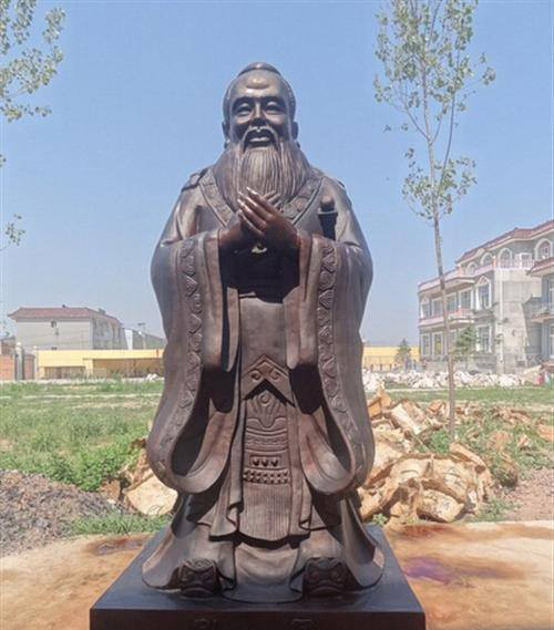 孔子行教像銅雕-孔子行教像 學校名人銅雕 孔子行教像銅雕-孔子行教像 學校名人銅雕高清圖片