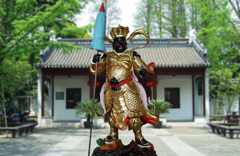 玻璃鋼彩繪四大天王-玻璃鋼彩繪四大天王寺廟佛像雕塑 玻璃鋼彩繪四大天王-玻璃鋼彩繪四大天王寺廟佛像雕塑高清圖片