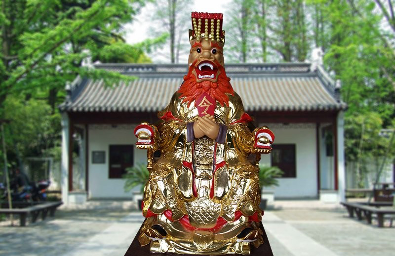 玻璃鋼貼金龍王-玻璃鋼龍王貼金神像雕塑 玻璃鋼貼金龍王-玻璃鋼龍王貼金神像雕塑高清圖片