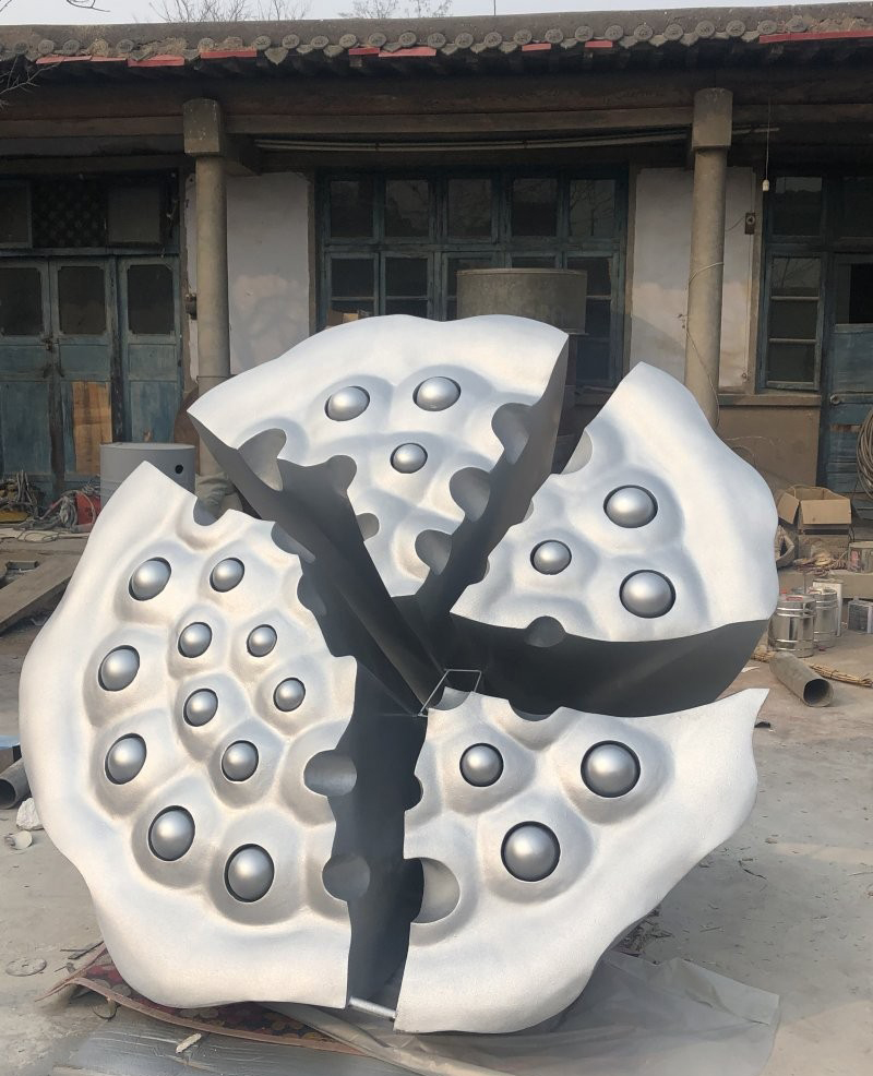 玻璃鋼大型蓮蓬雕塑-玻璃鋼大型蓮蓬雕塑公園景觀雕塑 玻璃鋼大型蓮蓬雕塑-玻璃鋼大型蓮蓬雕塑公園景觀雕塑高清圖片