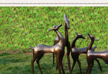 玻璃鋼抽象小鹿雕塑-玻璃鋼抽象小鹿雕塑公園動物雕塑