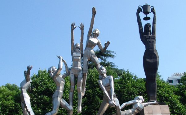 不銹鋼排球運動員雕塑-不銹鋼打排球的人物雕塑公園運動人物雕塑 不銹鋼排球運動員雕塑-不銹鋼打排球的人物雕塑公園運動人物雕塑高清圖片