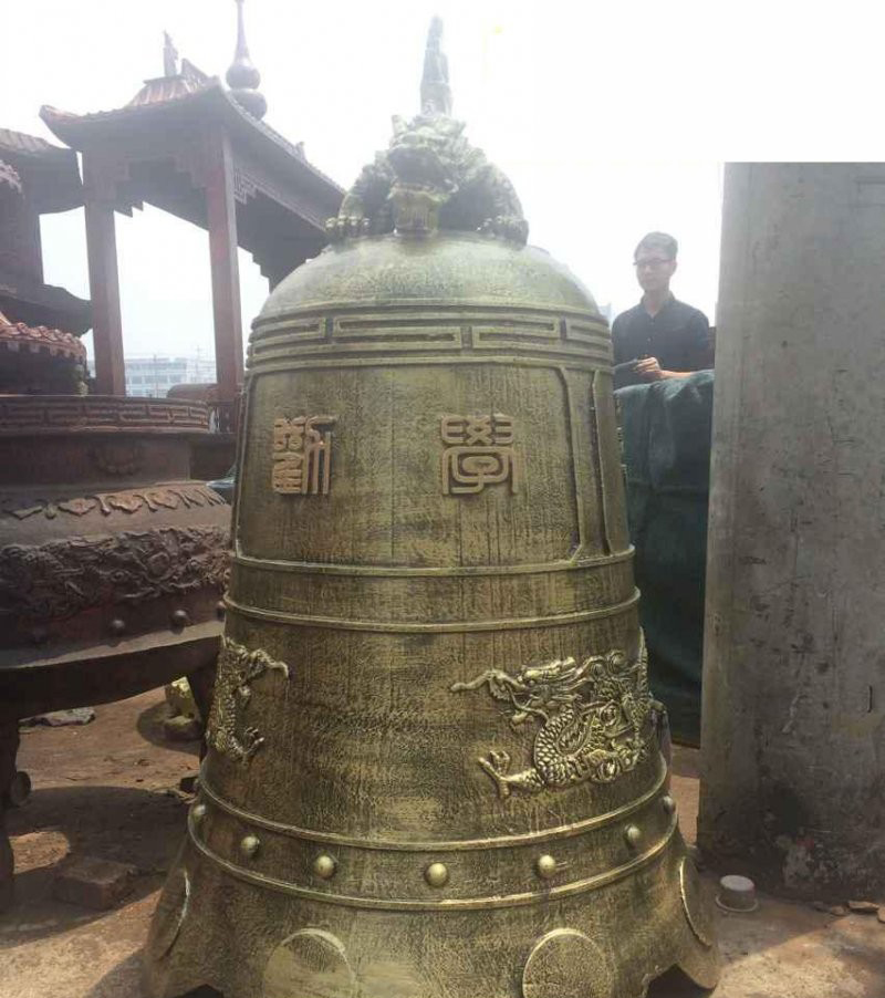 寺廟黃銅鐘-黃銅鐘雕塑 寺廟銅雕鐘 寺廟黃銅鐘-黃銅鐘雕塑 寺廟銅雕鐘高清圖片