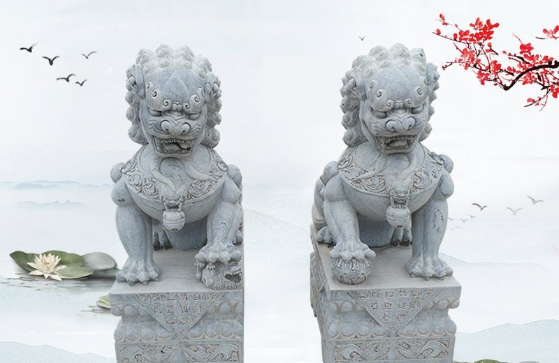 大理石企業獅子雕塑-大理石獅子雕塑企業門口石獅子 大理石企業獅子雕塑-大理石獅子雕塑企業門口石獅子高清圖片