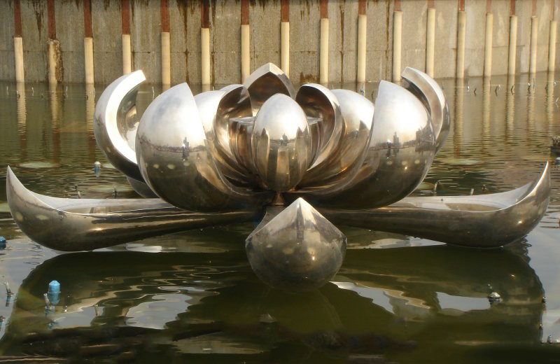 不銹鋼蓮花噴泉雕塑-不銹鋼蓮花噴泉雕塑 公園景觀雕塑 不銹鋼蓮花噴泉雕塑-不銹鋼蓮花噴泉雕塑 公園景觀雕塑高清圖片