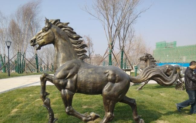 公園奔馬銅雕-銅雕奔馬 公園動物銅雕 公園奔馬銅雕-銅雕奔馬 公園動物銅雕