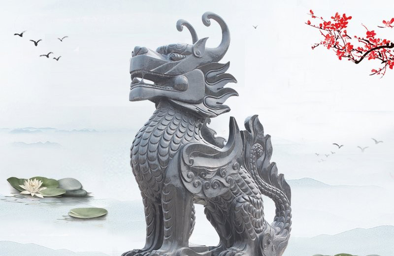 青石麒麟雕塑-青石麒麟雕塑 門口鎮(zhèn)宅神獸石雕 青石麒麟雕塑-青石麒麟雕塑 門口鎮(zhèn)宅神獸石雕高清圖片